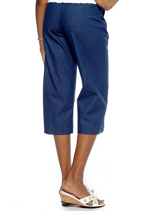 Alfred Dunner Dunner Petite Classic Denim Capris 2