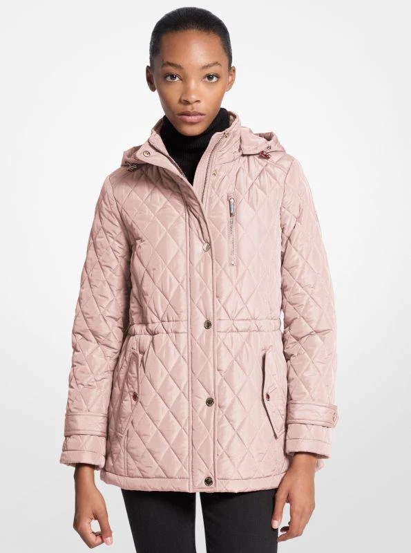 Michael Kors Quilted Hooded Jacket
