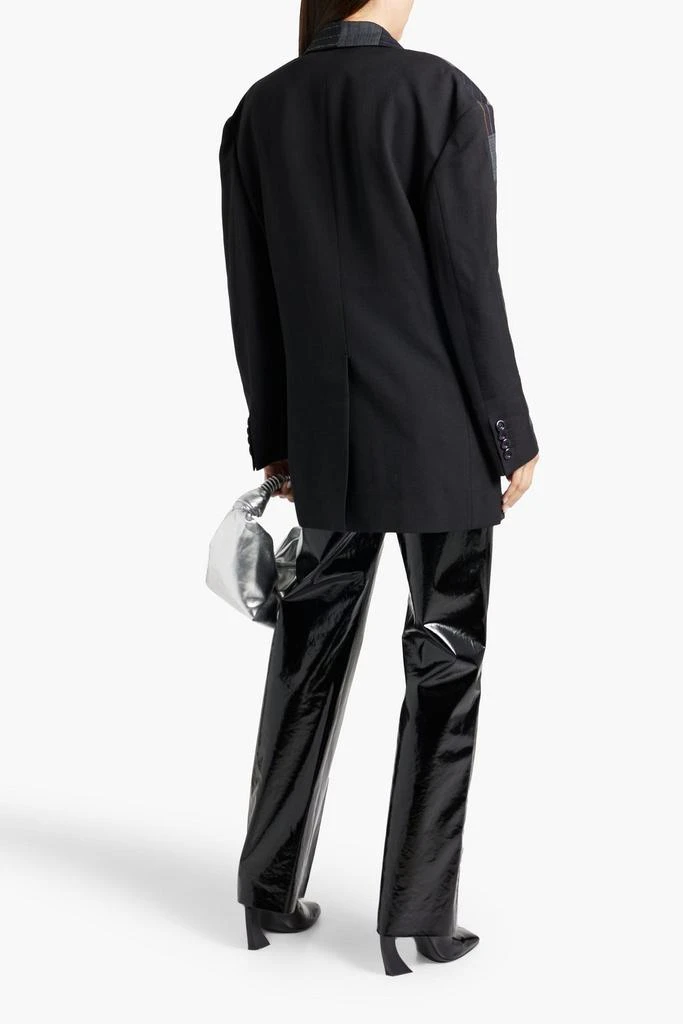 Acne Studios Oversized patchwork tweed blazer 3