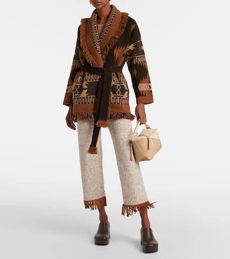 ALANUI Dreamscape fringed wool-blend pants 2