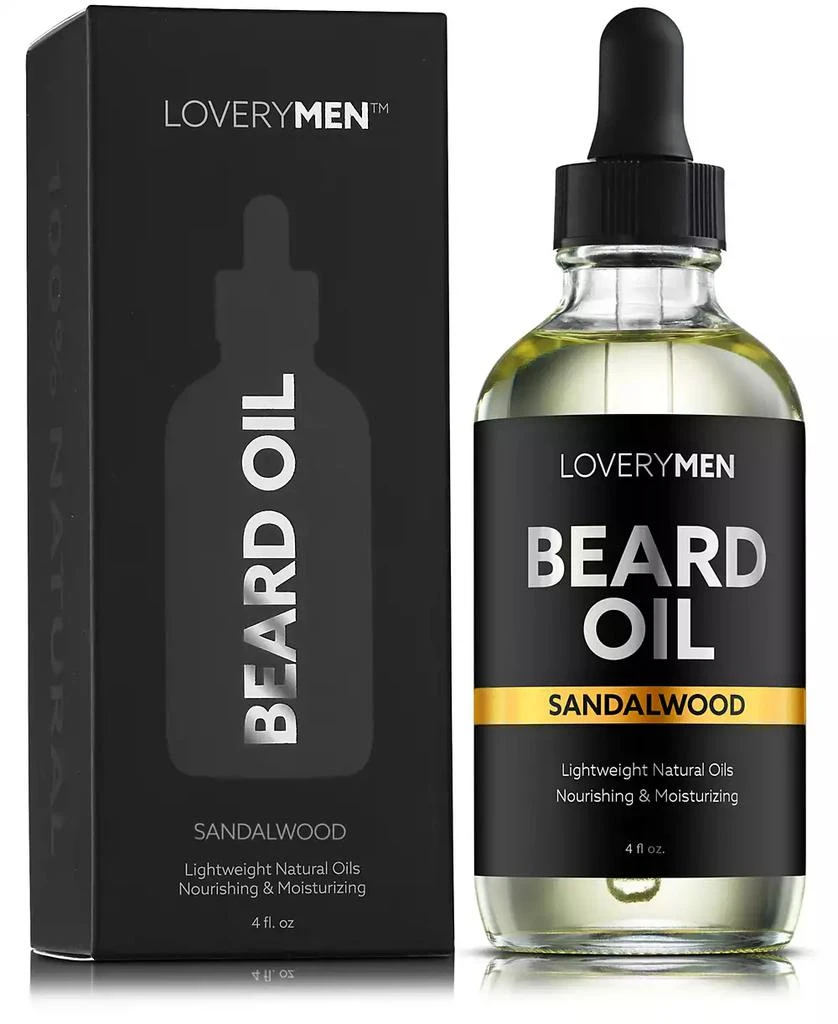 Lovery LoveryMen Sandalwood Beard Oil, 4 oz. 1