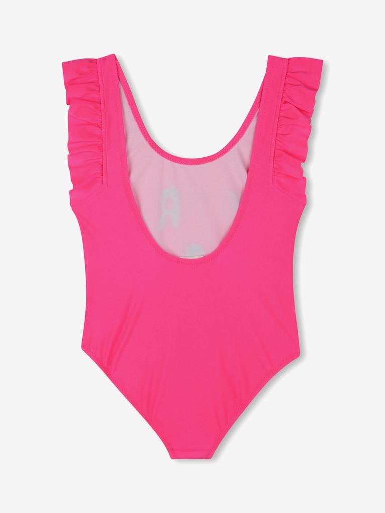 Billieblush Girls Sequin Swimsuit in Pink