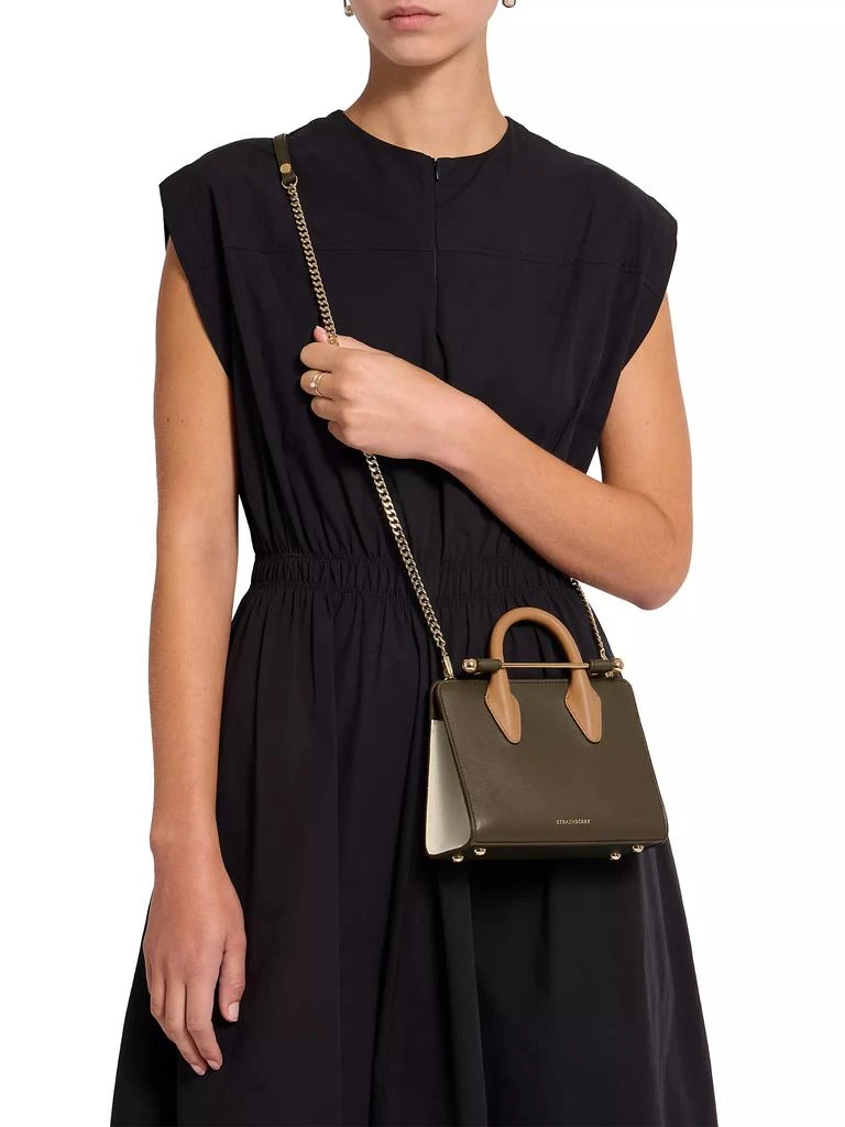 Strathberry Nano Leather Top Handle Bag 2