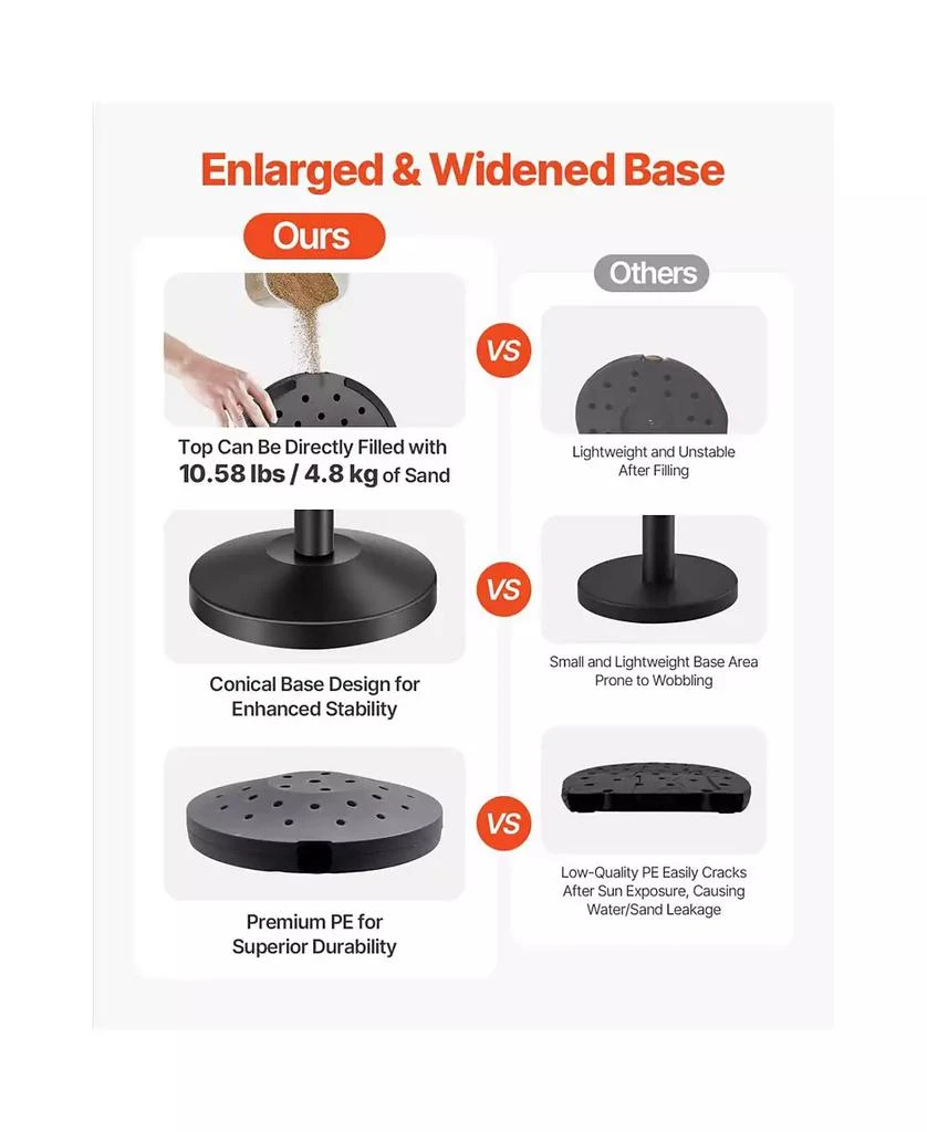 Yescom 6 Piece Crowd Control Stanchion Set with Retractable Belts for Exhibitions 2