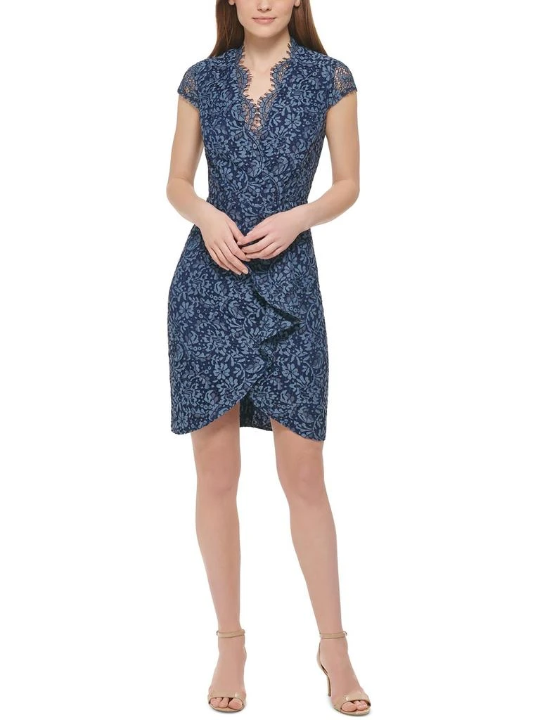 Vince Camuto Womens Lace Mini Bodycon Dress 1