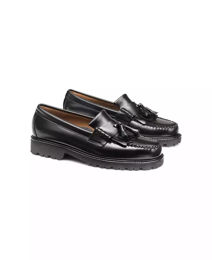 G.H. BASS & CO. WEEJUNS 黒 モカシン 38 NIB G.H. Bass & Co Willa Weejuns Flat Strap Slip On Penny Loafer