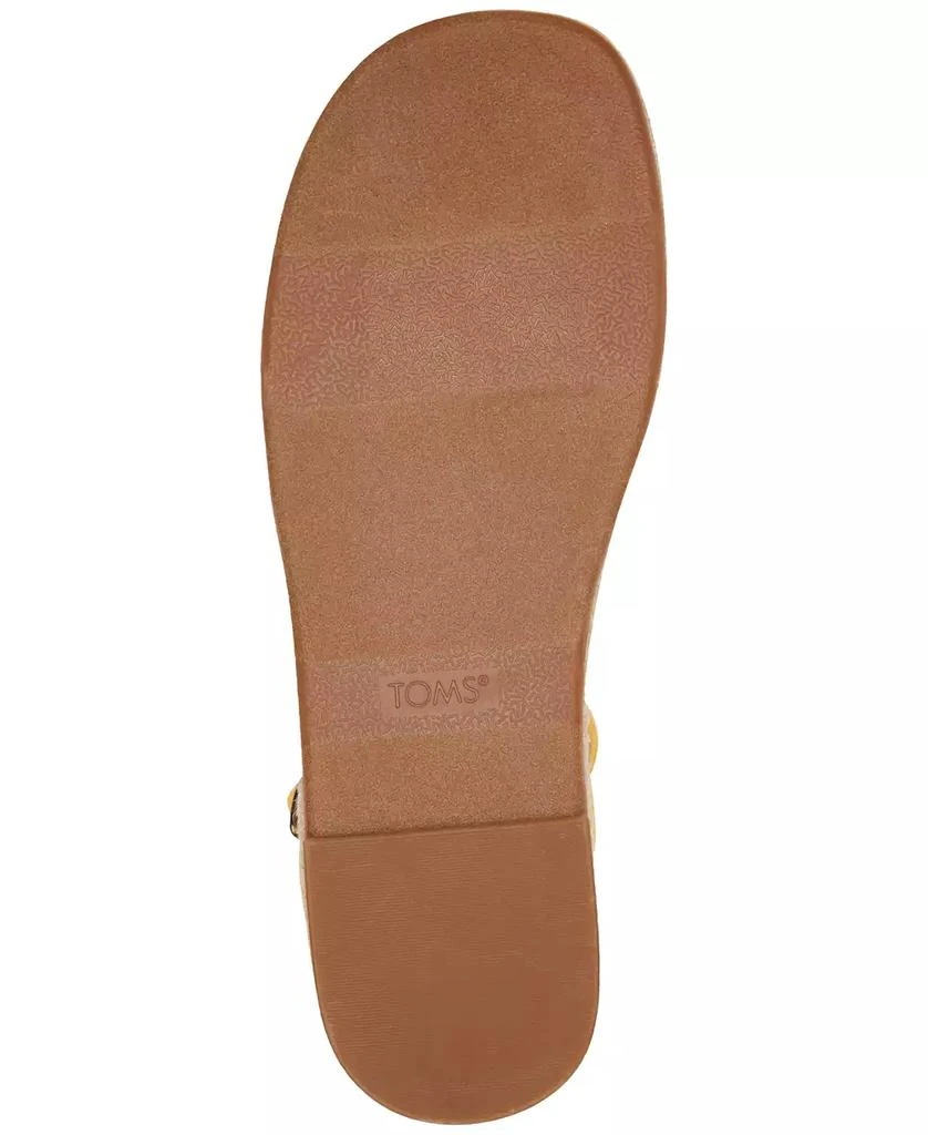 TOMS Women's Abby Open Toe Flat Sandals 5