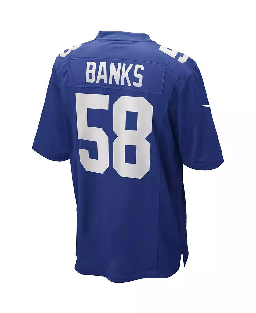 NIKE Men's Carl Banks Royal New York Giants Game Retired Player Jersey
