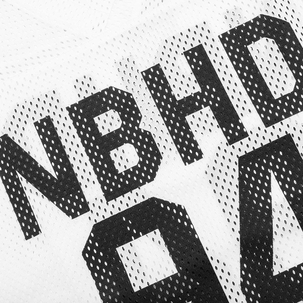 NEIGHBORHOOD Hockey S/S V Neck Shirt - White - Sleep & Underwear