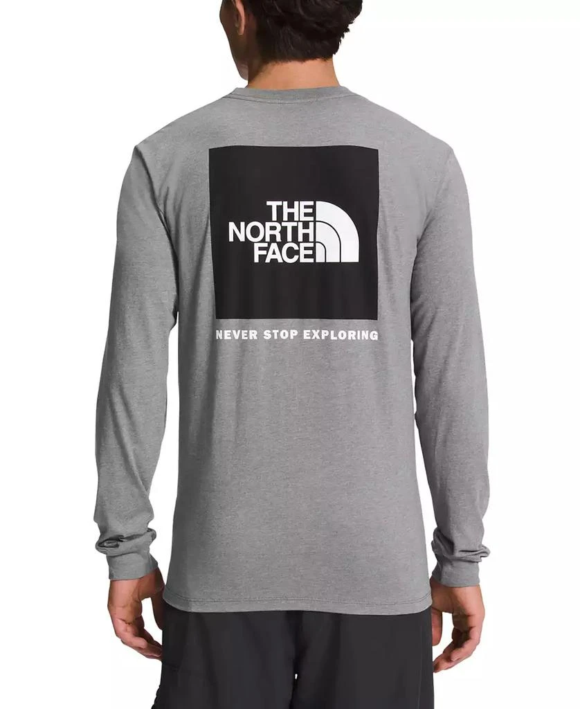 The North Face Men's Box NSE Standard-Fit Logo Graphic Long-Sleeve T-Shirt 1
