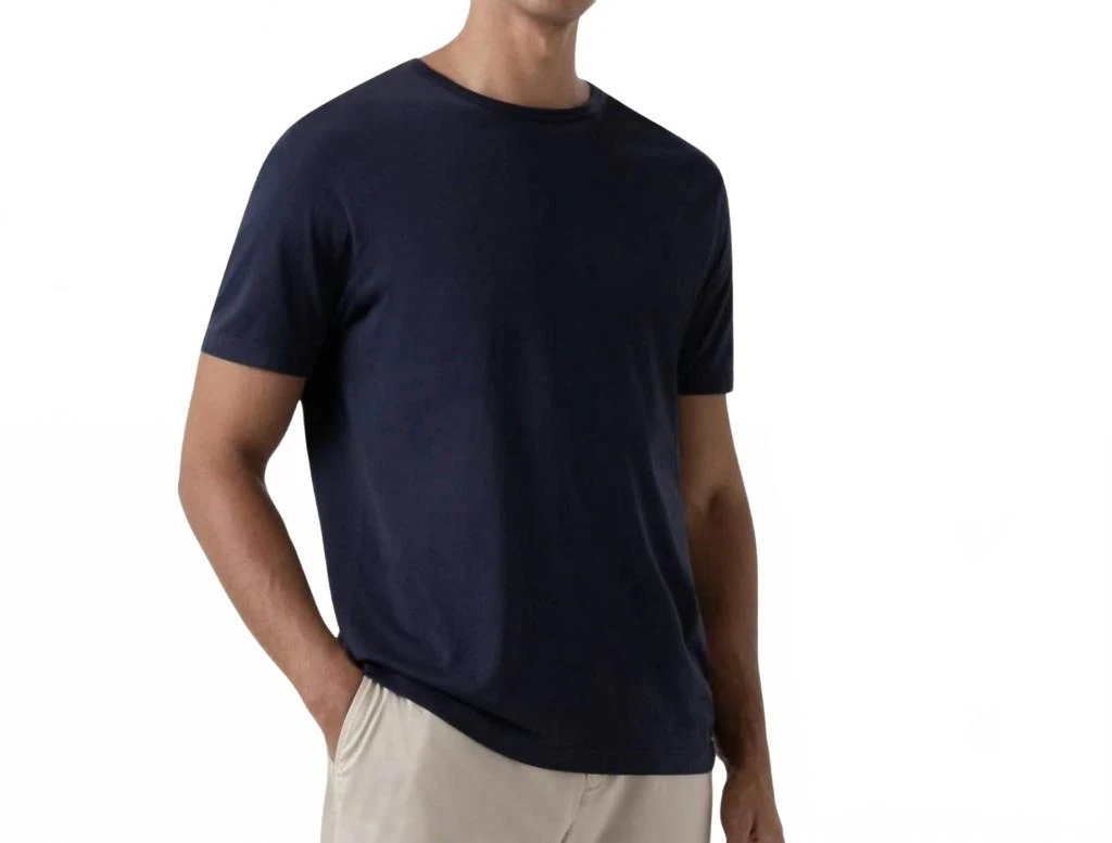 Sunspel Men
s Classic T-Shirt In Navy 2
