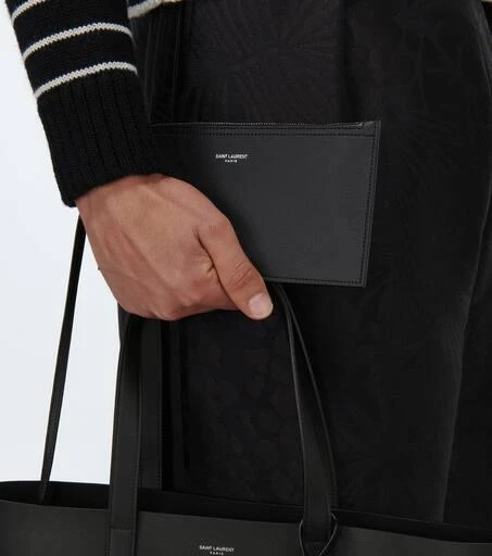 Yves Saint Laurent Leather shopping tote bag 3