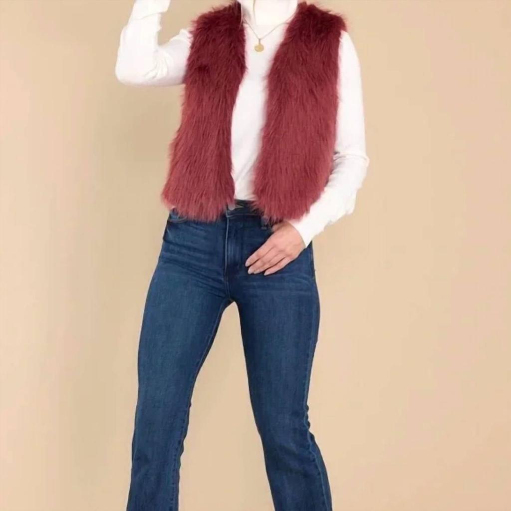 Molly Bracken Molly Bracken - Faux Fur Vest