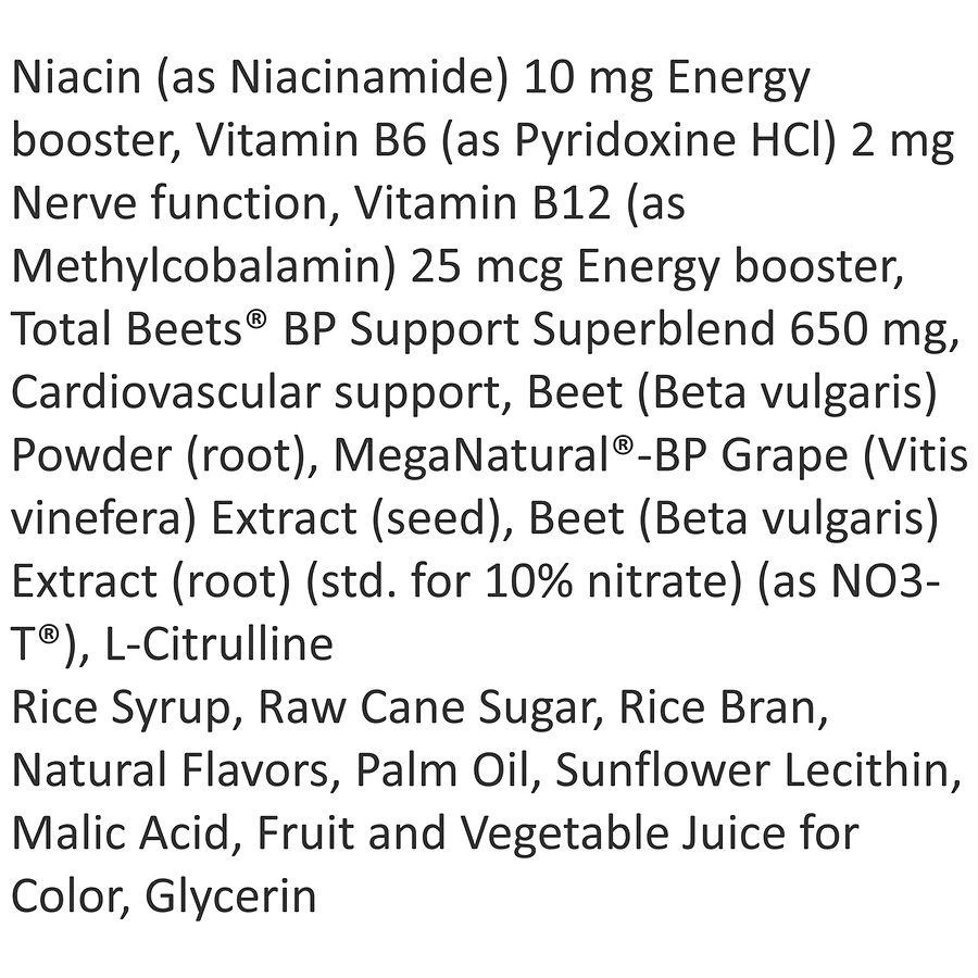 Force Factor Total Beets Blood Pressure Support Chews Acai Berry 4