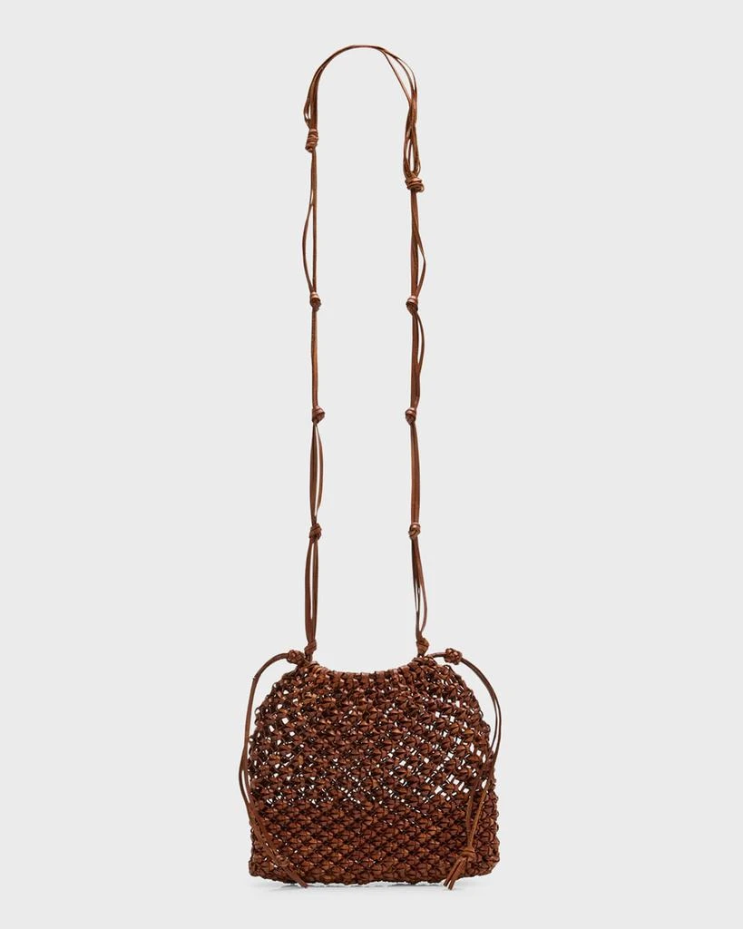 Ulla Johnson Tulia Knotted Leather Crossbody Bag 1