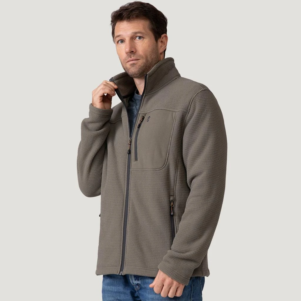 Free Country Men's Dire Wolf II Grid Fleece Jacket 1