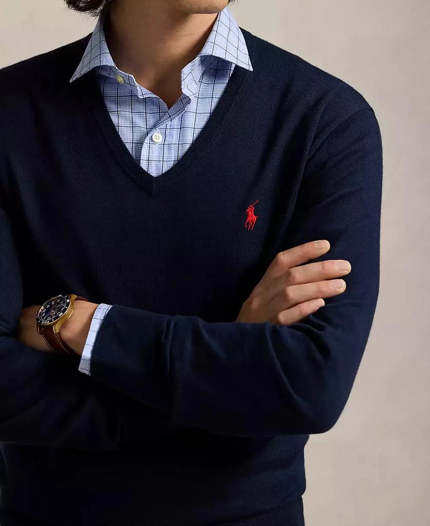 Ralph Lauren Men's Cotton V-Neck Sweater 3