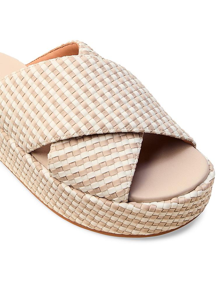 Shop Laguna Striped Geo Platform Sandals on Sale at Shop Laguna Striped Geo Platform Sandals on Sale at