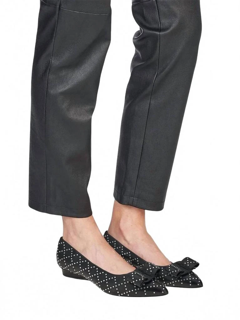 Salvatore Ferragamo Women
s Viva Rhinestone-Embellished Flat Pumps In Black 5