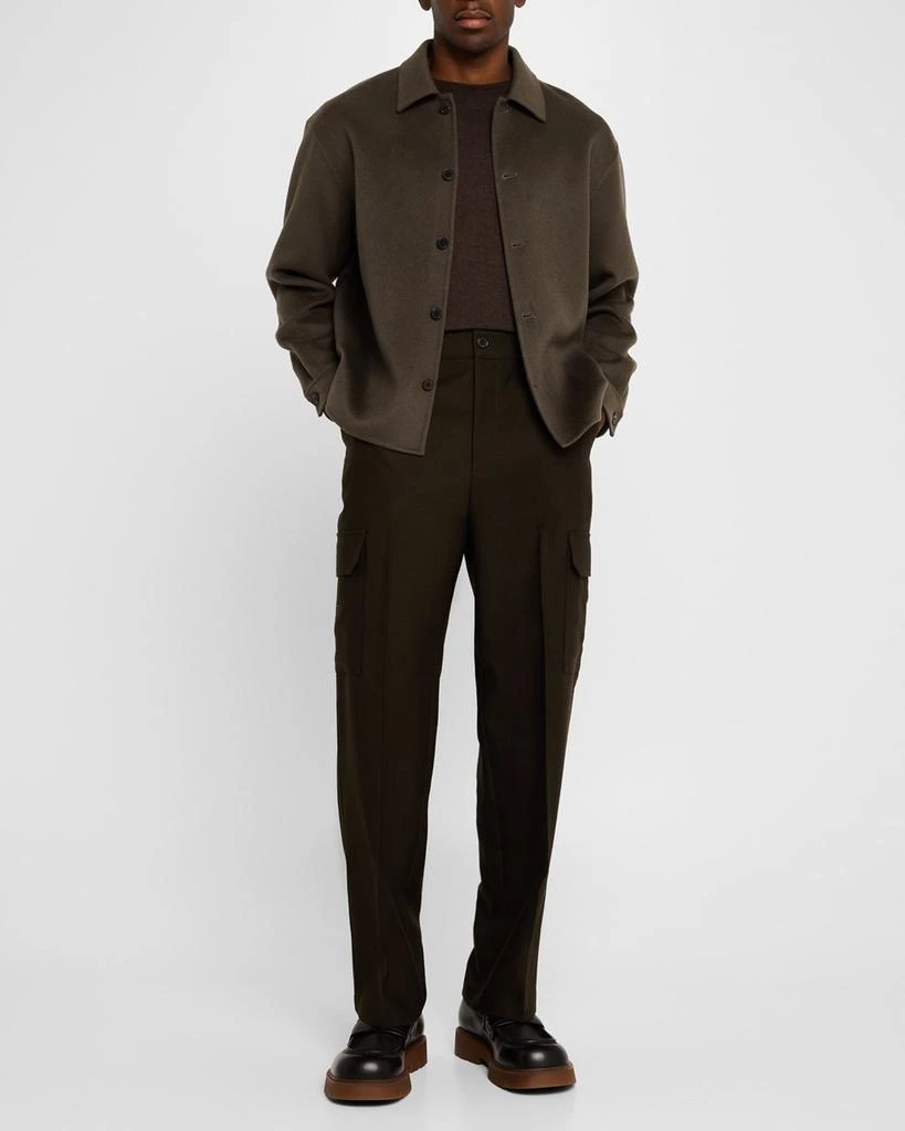 FRAME Men's Double-Face Wool Overshirt 2