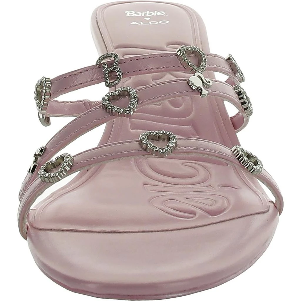Barbie BLVD Womens Rhinestones Glitter Mule Sandals 3