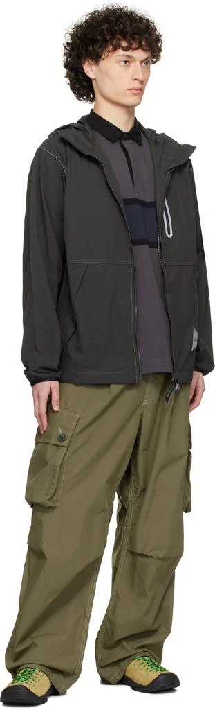 And Wander Khaki Gramicci Edition Military Wide Cargo Pants 4