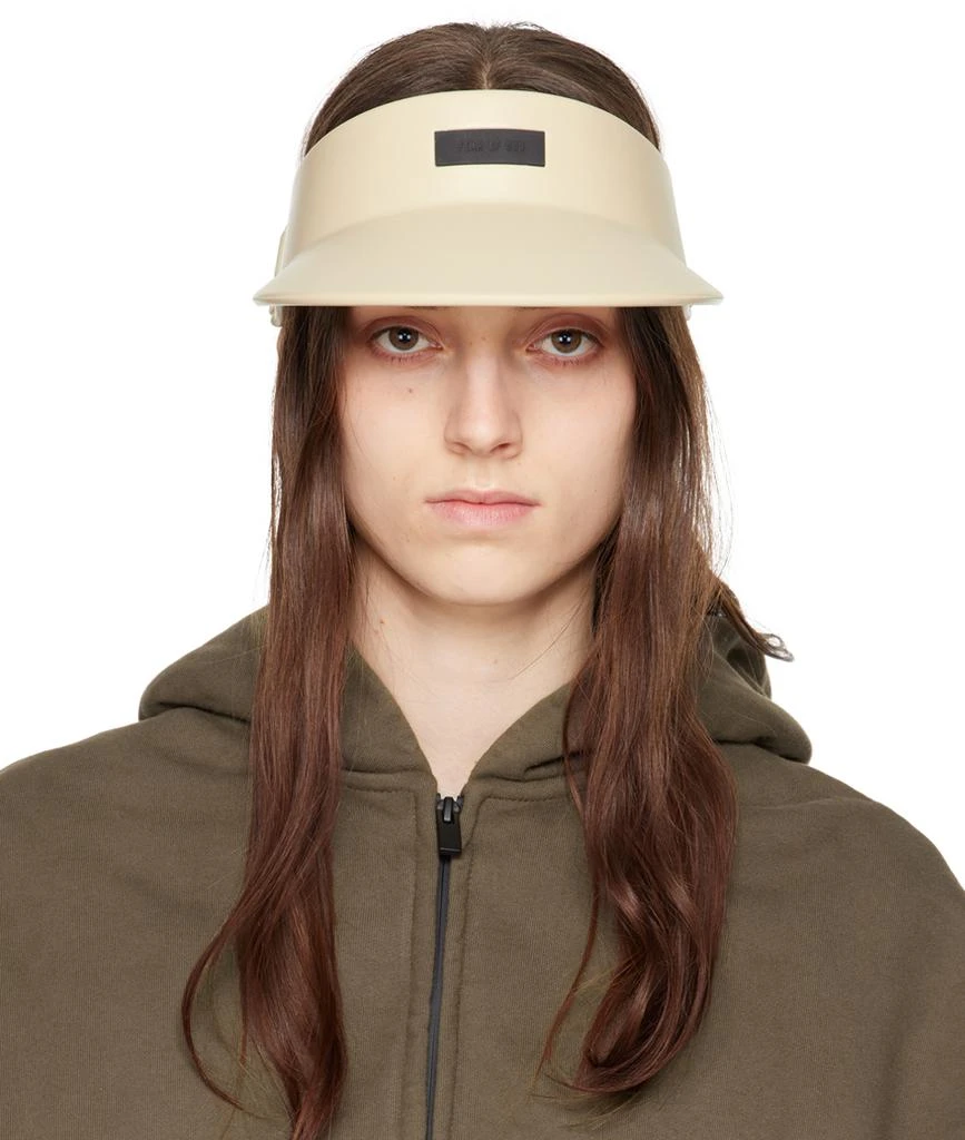 Fear of god Taupe Logo Visor 1