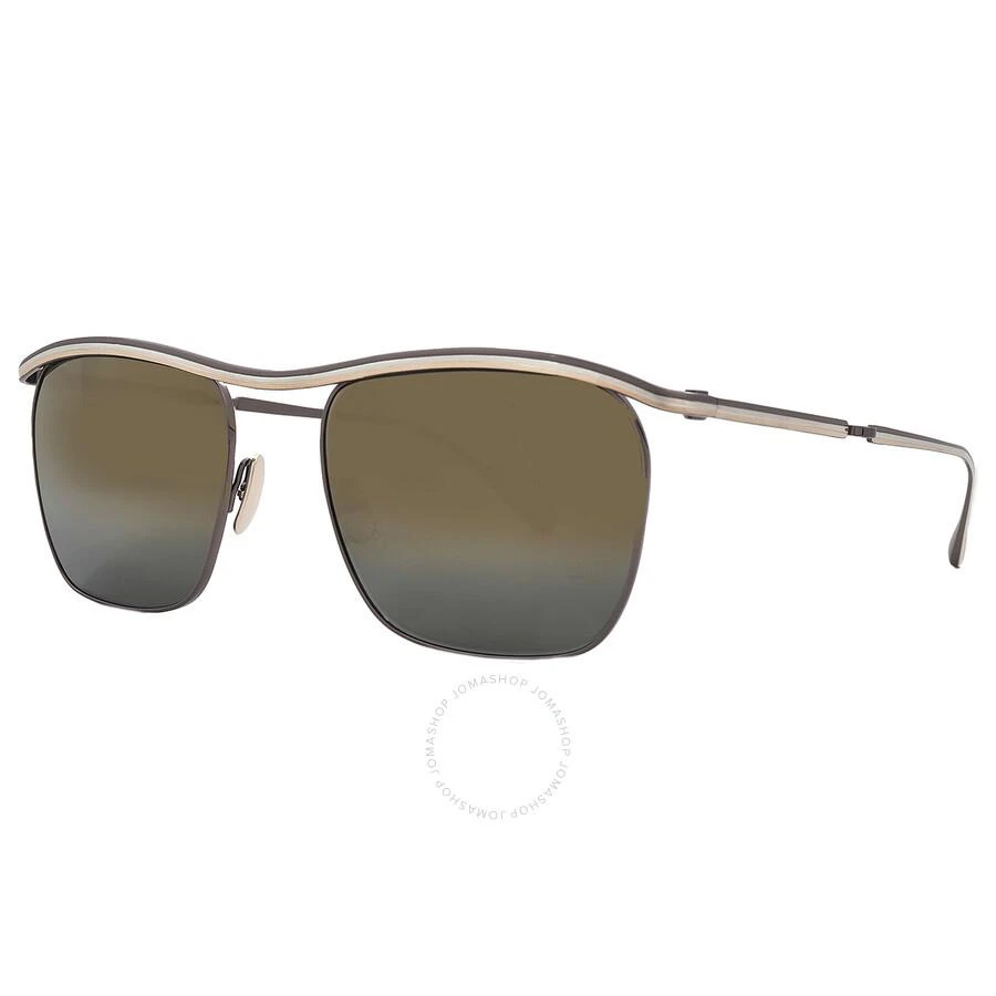 Mr. Leight Owsley S Chancery Gold Metallic Irregular Unisex Sunglasses ML4027 ATG/CHANGMET 53 2