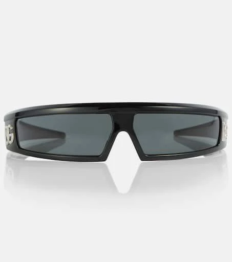 Dolce & Gabbana Narrow wraparound acetate sunglasses 1