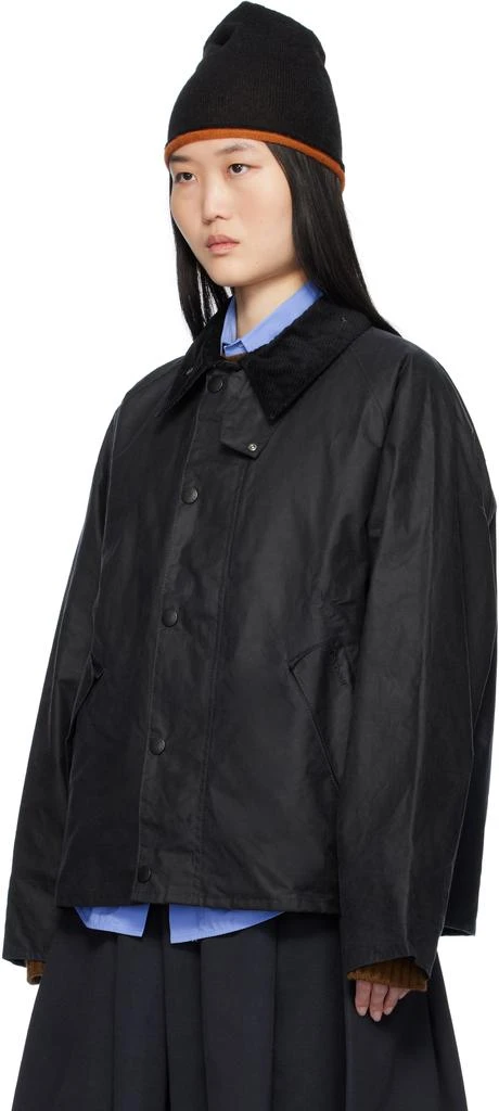 Barbour Navy Transport Wax Jacket 4