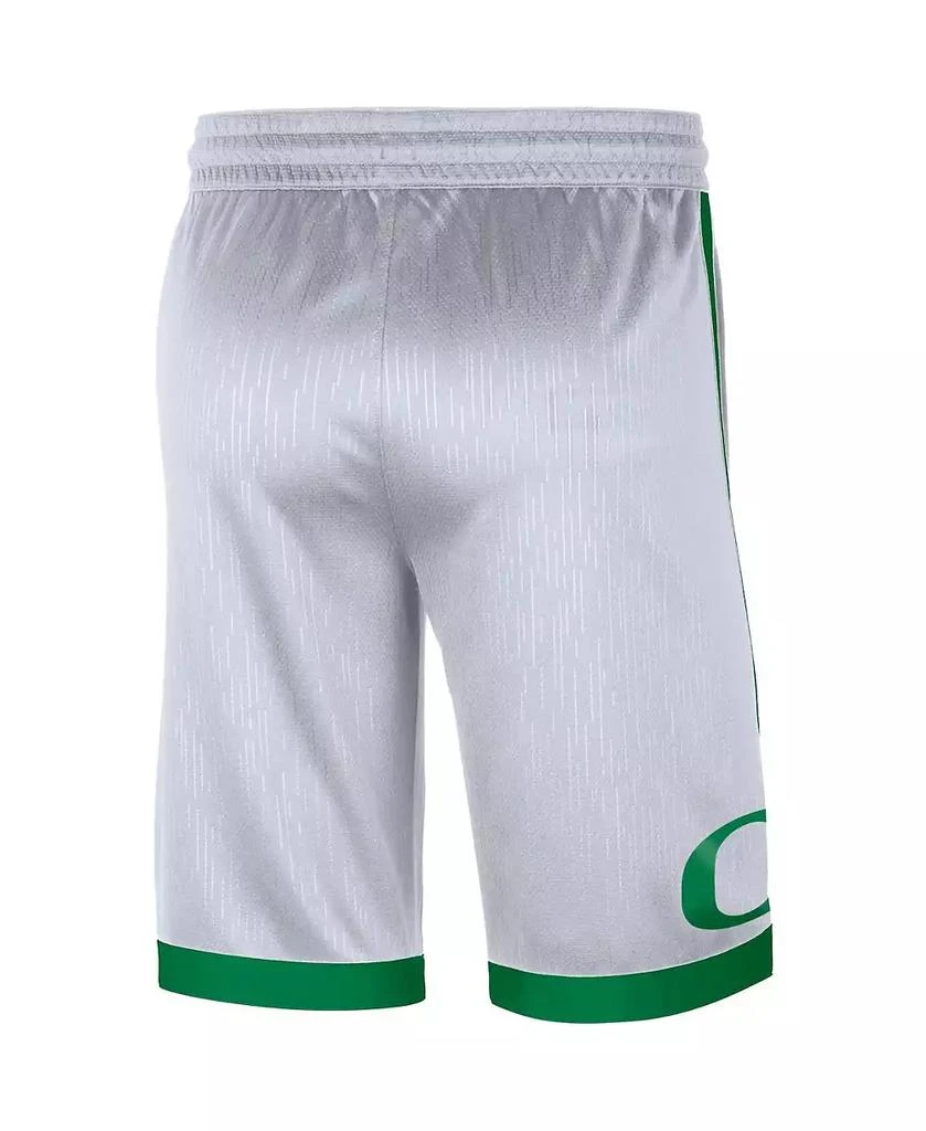 NIKE Men's White Oregon Ducks Replica Performance Shorts 2