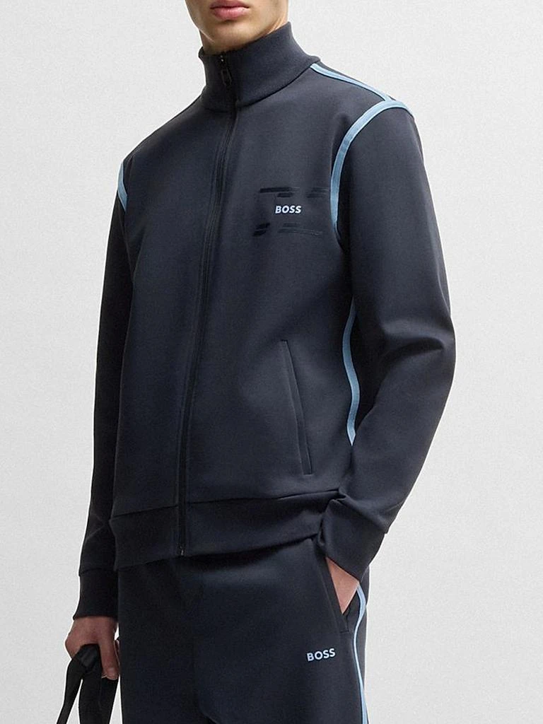 Hugo Boss Zip-Up Sweatshirt with Logo Artwork 2