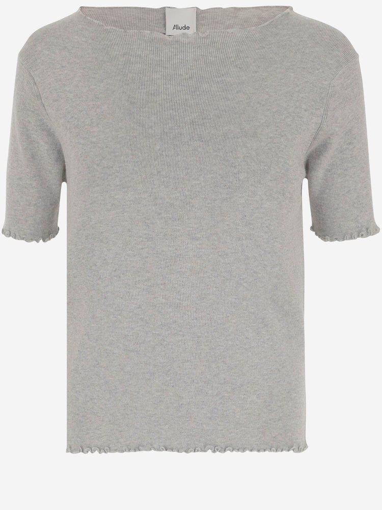 Allude Allude Ruffled Edge Top