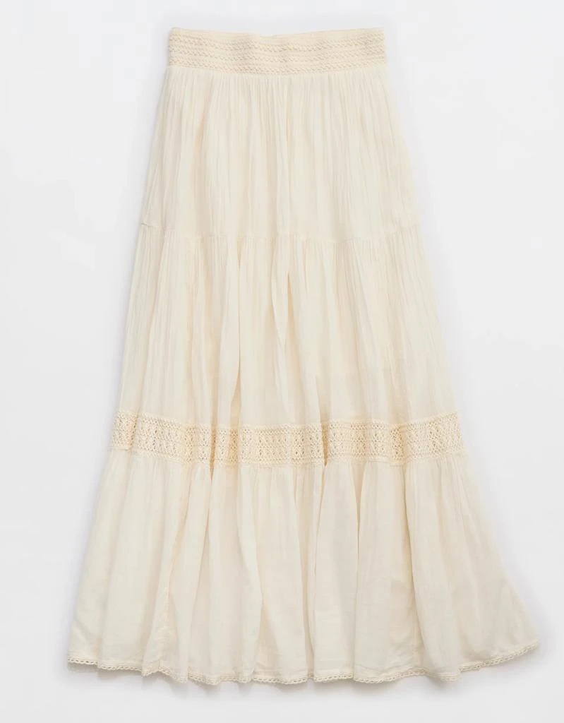 Aerie Aerie Crochet The Day Maxi Skirt 4