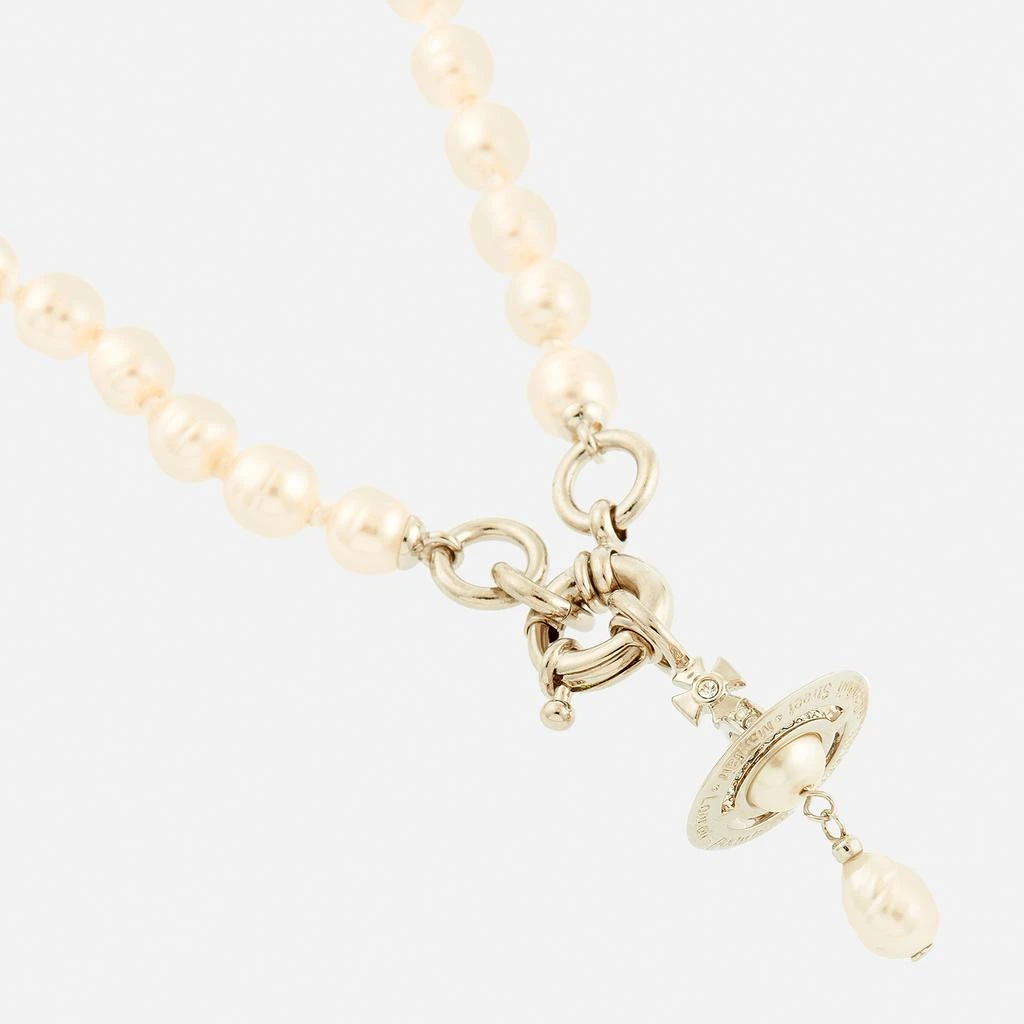 Vivienne Westwood Vivienne Westwood Aleksa Platinum-Tone and Preciosa Pearl Necklace 3