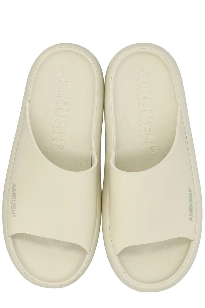 Ambush Ambush Logo Detailed Open Toe Sliders 6