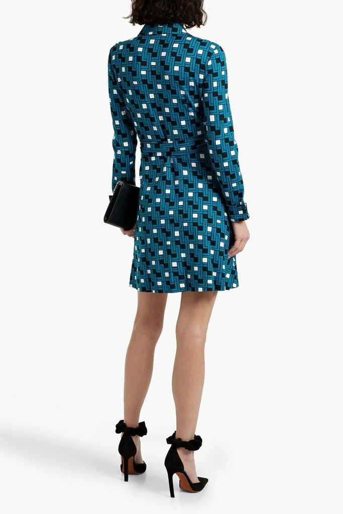 Diane von Furstenberg Didi printed jersey mini shirt dress 3