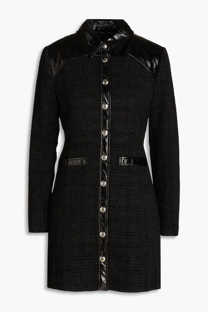 MAJE Tweed mini shirt dress 1