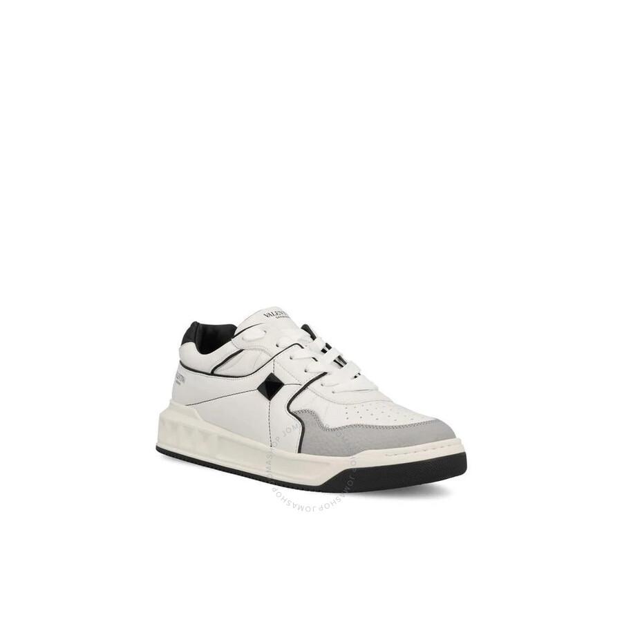 Valentino One Stud Nappa Low-Top Sneakers