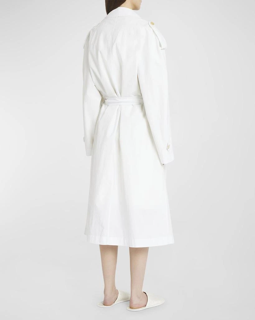 The Row Denver Belted Long Trench Coat 6
