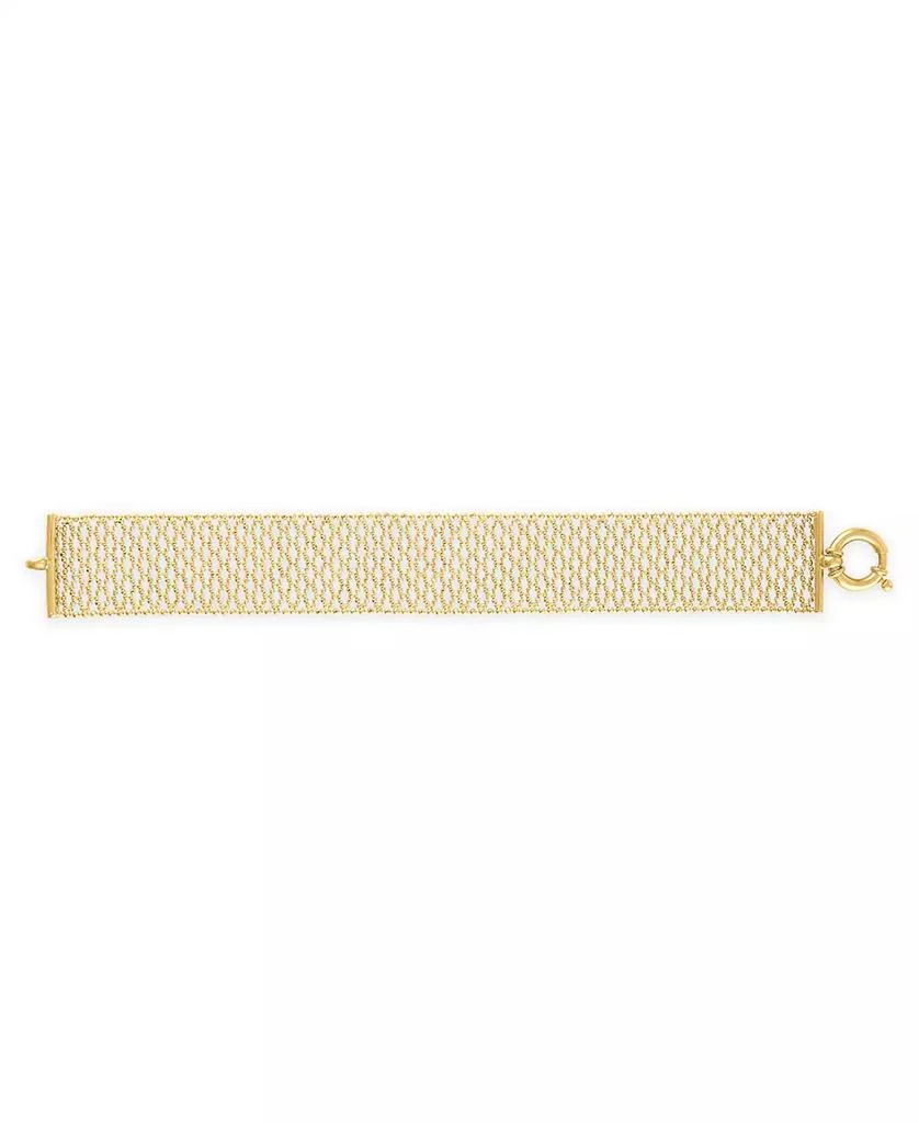Macy
s Beaded Pattern Bracelet in 14k Gold Over Sterling Silver 2