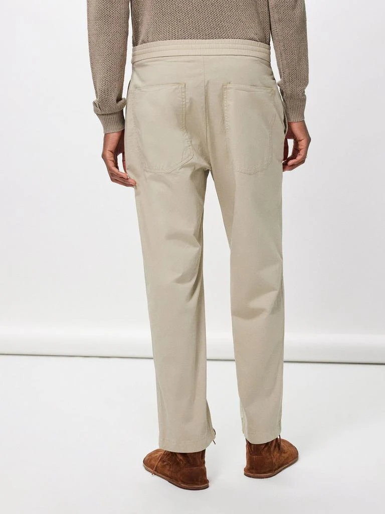Officine Générale Walter cotton-blend straight-leg trousers 4