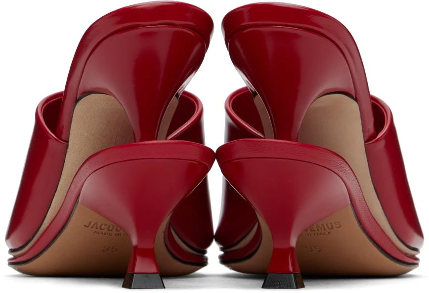 Jacquemus Red La Casa 'Les doubles mules' Heeled Sandals 2