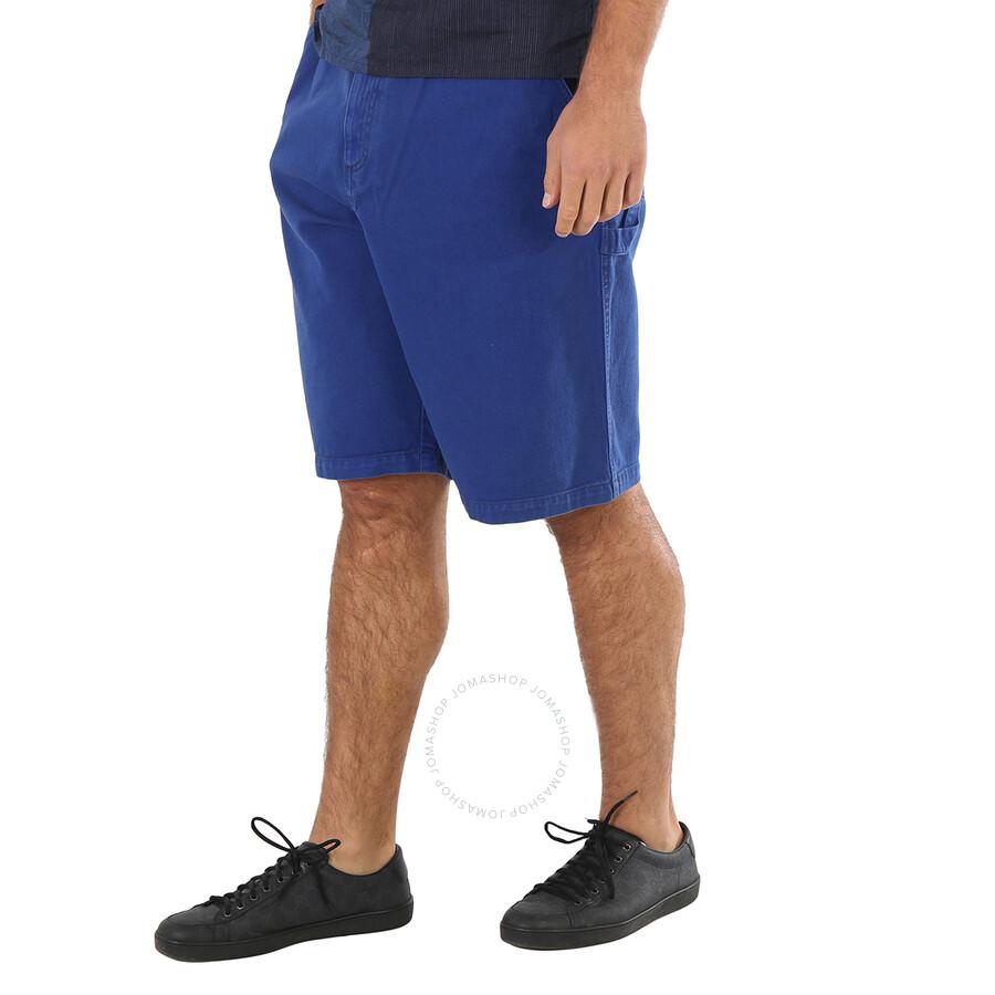 Kenzo Men's Electric Blue Bermuda Cotton Shorts