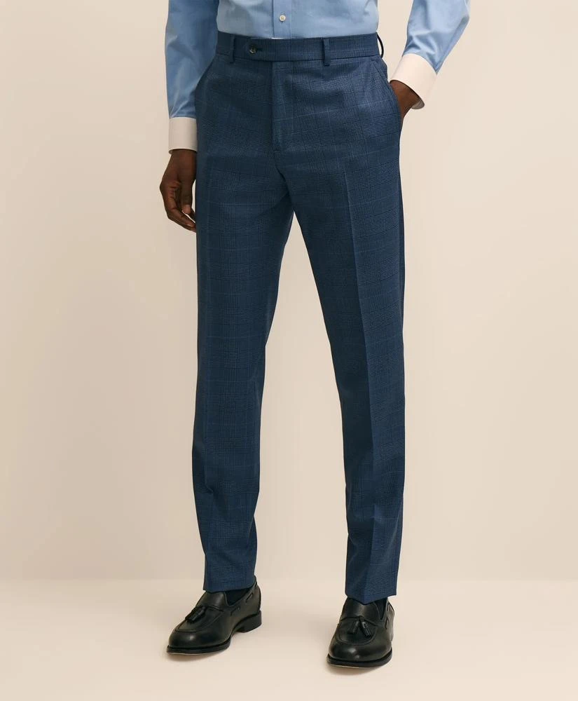 Brooks Brothers Brooks Brothers Explorer Collection Slim Fit Wool Overcheck Suit Pants 2