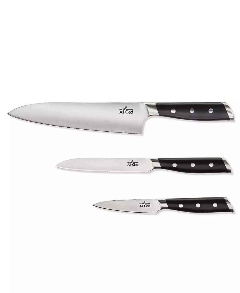 All-Clad 3 PC Knife Set 3