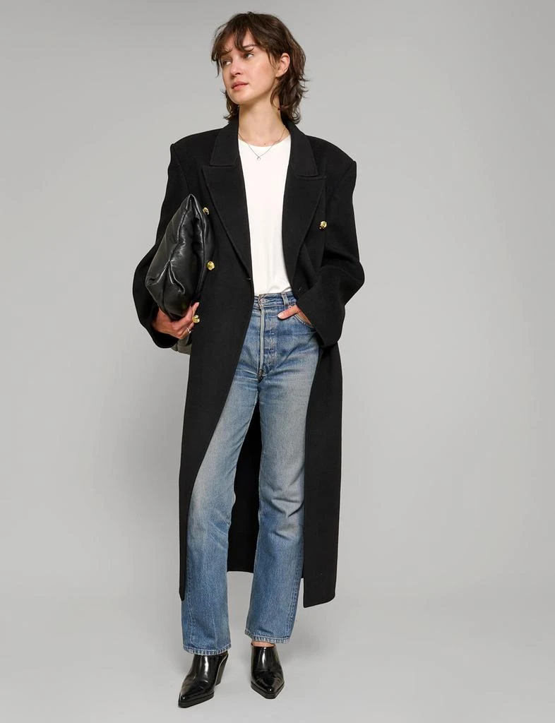 Pixie Market Oversized Wool Gold-Button Maxi Coat 1