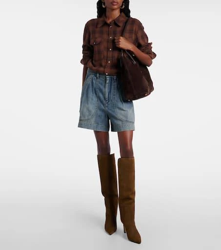 Jimmy Choo Alizze 85 suede knee-high boots 3