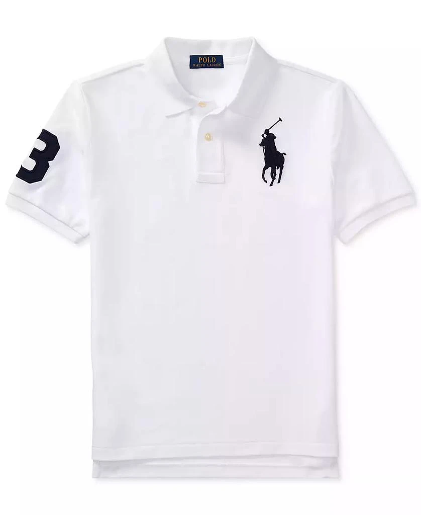 Ralph Lauren Big Boys Big Pony Cotton Mesh Short Sleeve Polo 5