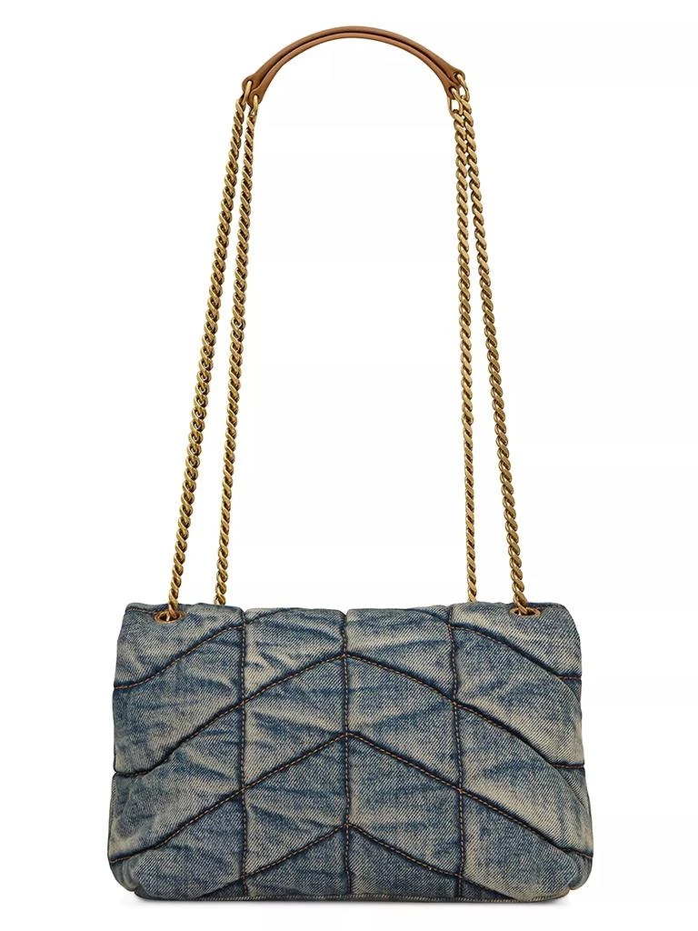 Yves Saint Laurent Puffer Toy Bag in Denim 3